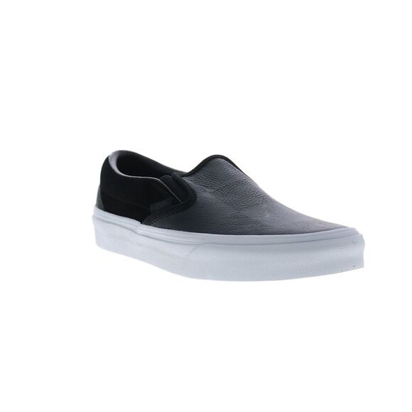 Vans Mens Classic Slip-On Black Shoes (NWT) - Picture 2 of 7